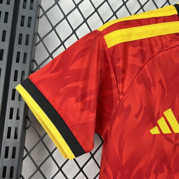 Camiseta Bélgica 2026 Local Niño - detalle