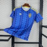 Camiseta Suecia 1992 Retro Visita - detalle