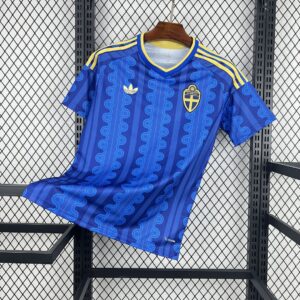 Camiseta Suecia 1992 Retro Visita - detalle