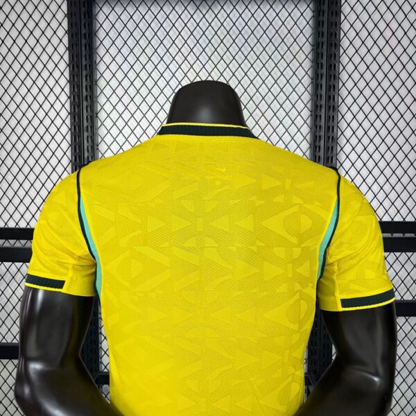 Camiseta Brasil Mundial 2026 Local Manga Larga Version Jugador - detalle