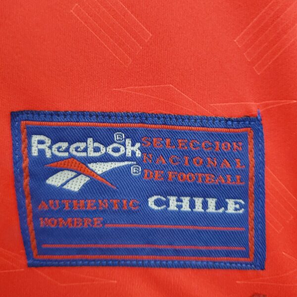 Camiseta Chile 1998 Local - detalle etiqueta inferior
