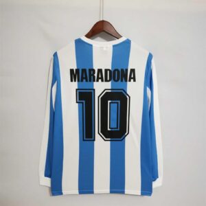 Camiseta Argentina Mundial 2026 Local Manga Larga - detalle