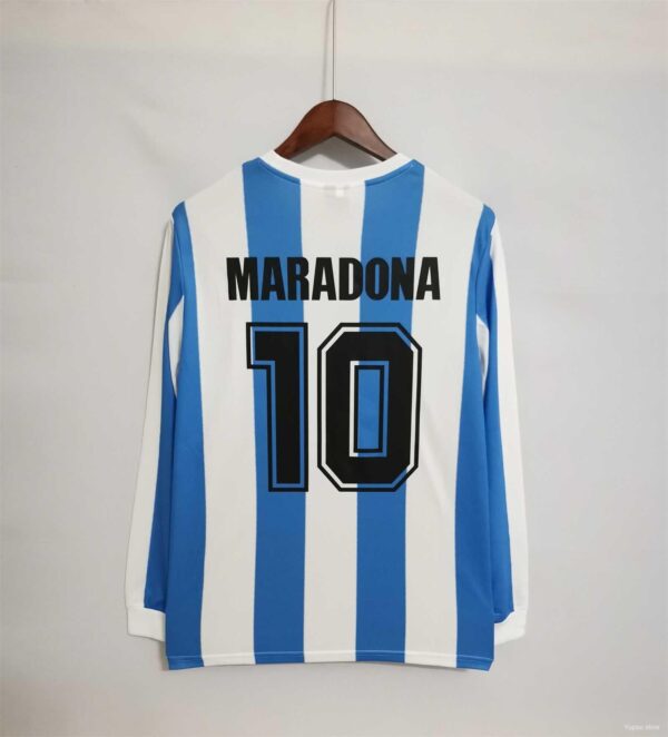 Camiseta Argentina Mundial 2026 Local Manga Larga - detalle