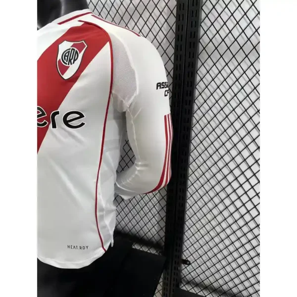 Camiseta River Plate 2024/25 Manga Larga Local Version Jugador - detalle tecnología HEAT.RDY