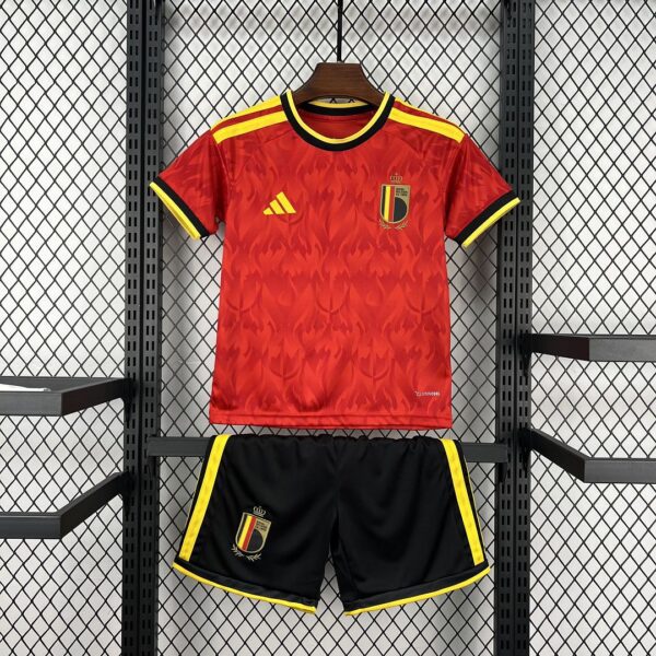 Camiseta Bélgica 2026 Local Niño - detalle