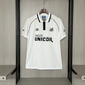 Camiseta Santos 1956 Retro Visita - detalle