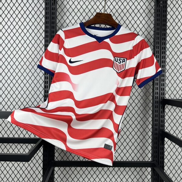 Camiseta Estados Unidos 2026 Visita Manga Larga - vista lateral del diseño