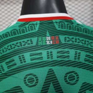 Camiseta Mexico Mundial 2026 Local Manga Larga Version Jugador - vista posterior