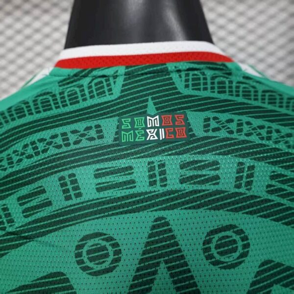 Camiseta Mexico Mundial 2026 Local Manga Larga Version Jugador - vista posterior