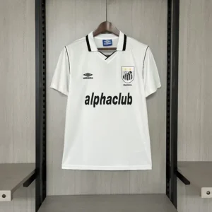 Camiseta Santos 1956 Retro Visita - detalle