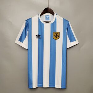 Camiseta Argentina 1986 Retro Visita - detalle