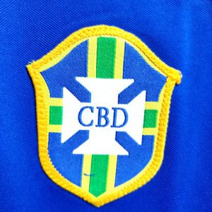 Camiseta Brasil 1957 Retro Visita - detalle