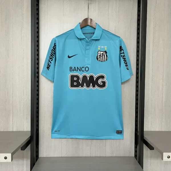 Camiseta Santos 1956 Retro Visita - detalle