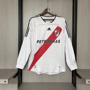 Camiseta River Plate 1999 Retro Local - detalle del cuello polo