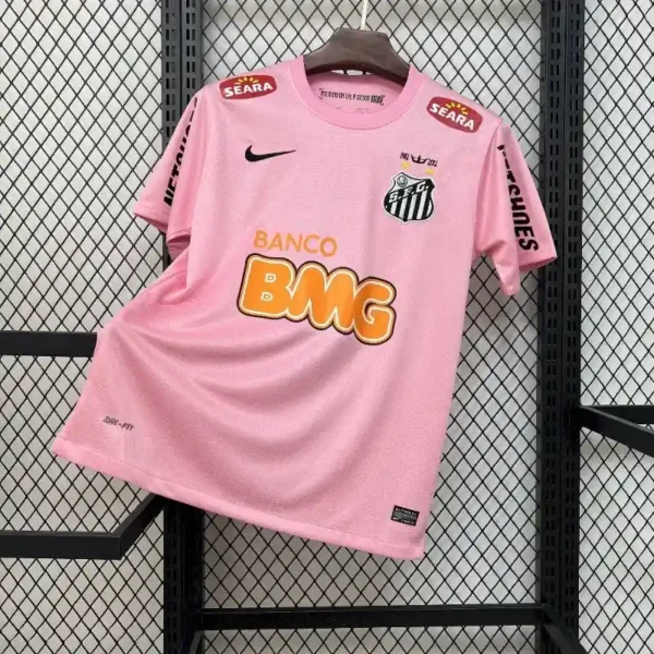 Camiseta Santos 1956 Retro Visita - detalle
