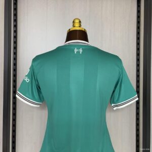 Camiseta Liverpool FC Visita Mujer - dobladillo inferior