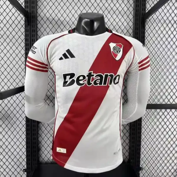 Camiseta River Plate 2025/2026 Visita Manga Larga Version Jugador - detalle