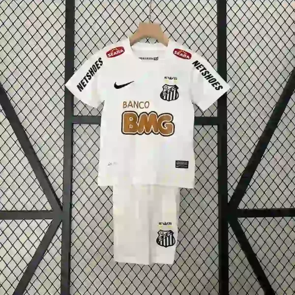Camiseta Santos 1956 Retro Visita - detalle