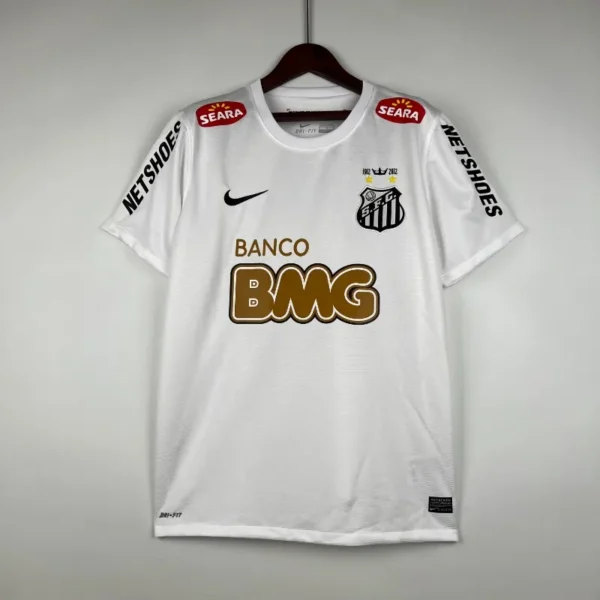 Camiseta Santos 1956 Retro Visita - detalle