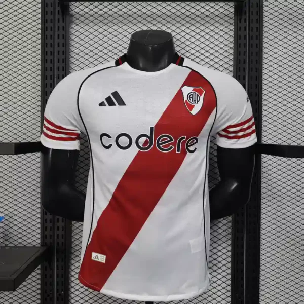 Camiseta River Plate 2025/26 Manga Larga Local Version Jugador - detalle