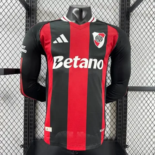Camiseta River Plate 2025/26 Manga Larga Local Version Jugador - detalle