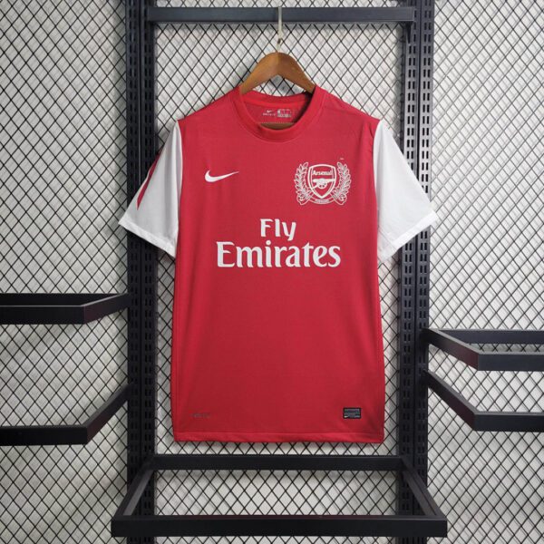Camiseta Arsenal 2011/12 Retro Local 125 Aniversario - vista frontal
