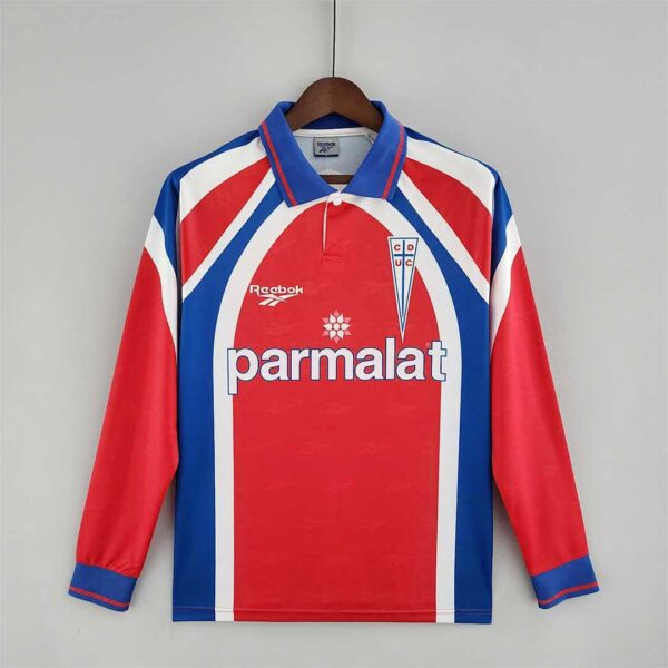 Camiseta Universidad Católica 1998 Retro Manga Larga Visita - vista frontal