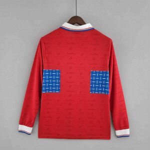 Camiseta Universidad Católica 1996 Retro Manga Larga Tercera - detalle escudo