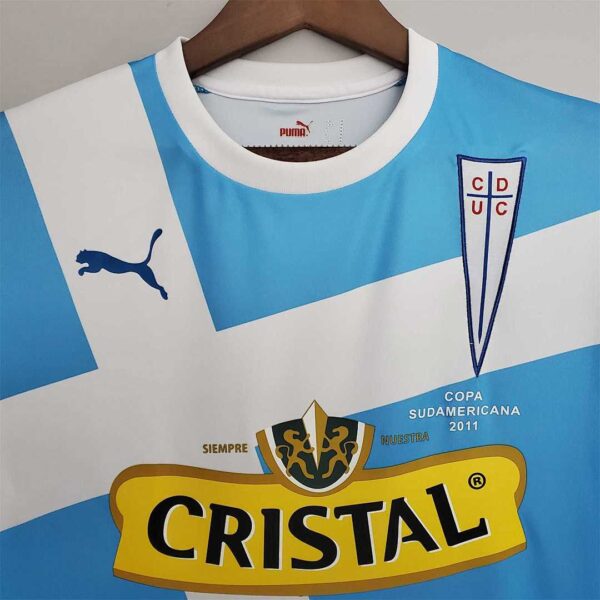 Camiseta Universidad Católica 2011 Copa Sudamericana Local - detalle tejido
